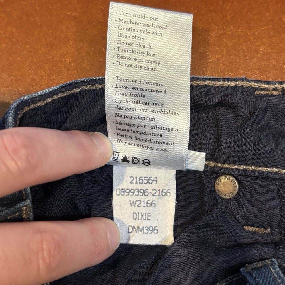Paige Jeans Women's Size 24 Blue "Skyline Ankle Peg" Denim Jeans - Picture 9 of 10